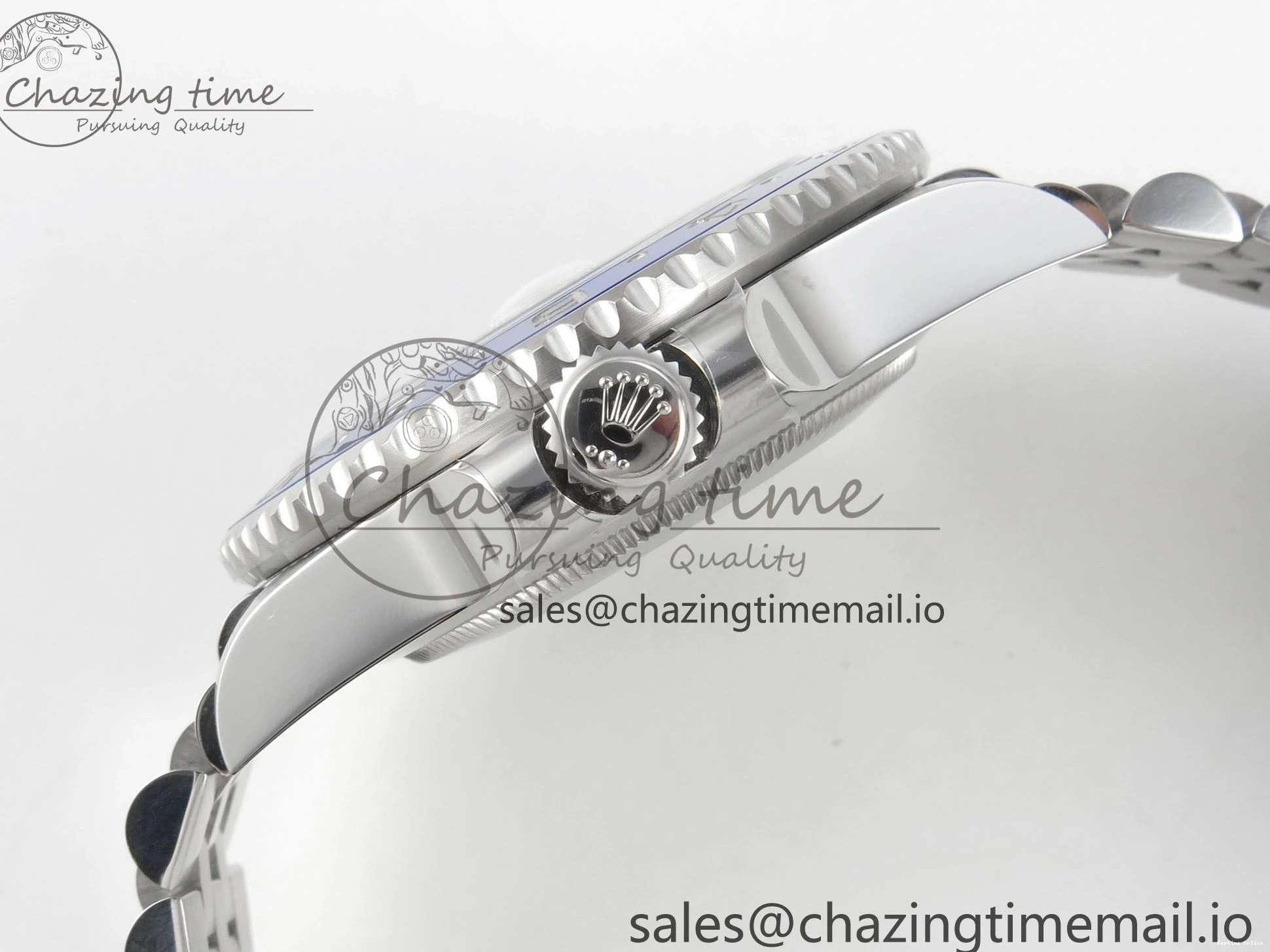 0207 Original GMT-Master II 126716 BLAKEN 904L 1:1 Best Edition Meteorite Dial on SS Jubilee Bracelet SH 177